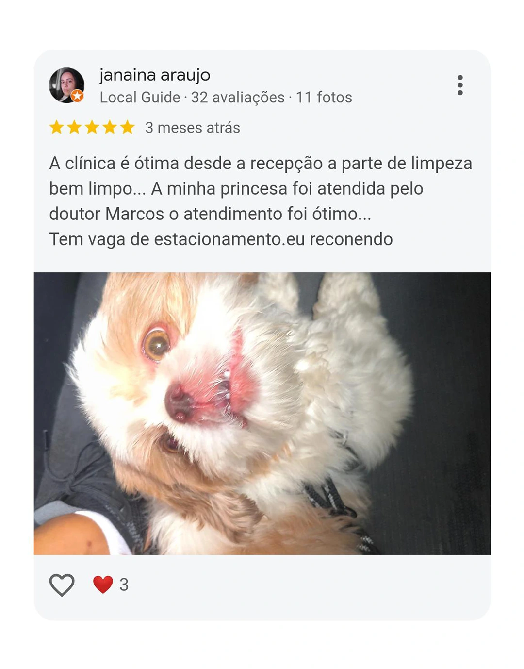 Avaliação 5 estrelas